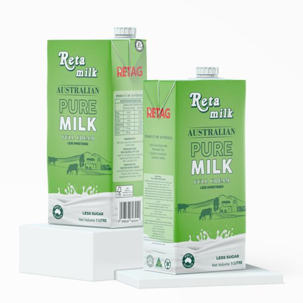 Reta Milk ít đường 1L