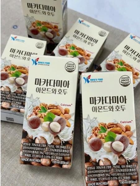 Sữa Macca Óc Chó Hàn Quốc