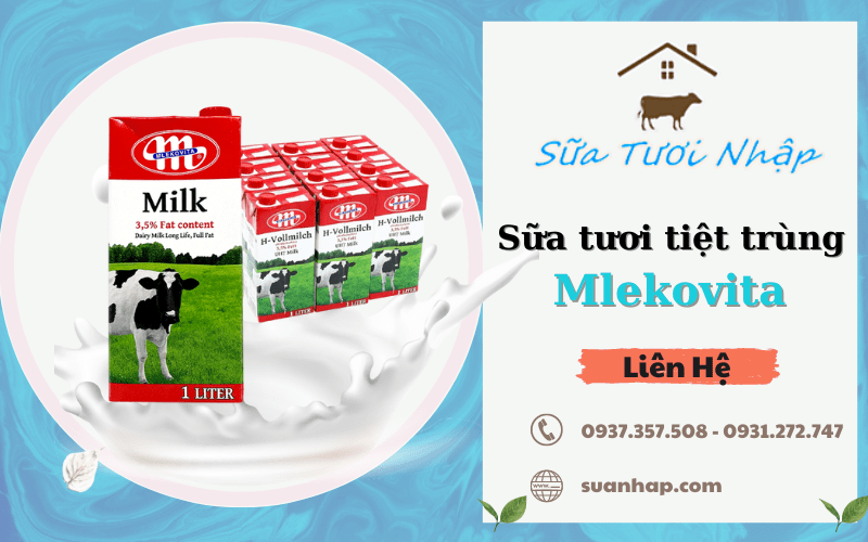 sữa tươi nguyên chất Mlekovita