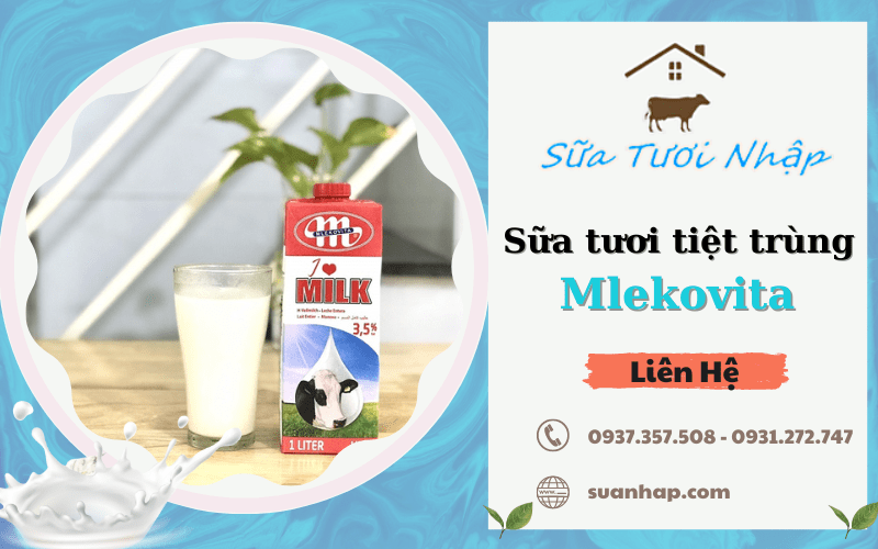 sữa tươi nguyên chất Mlekovita