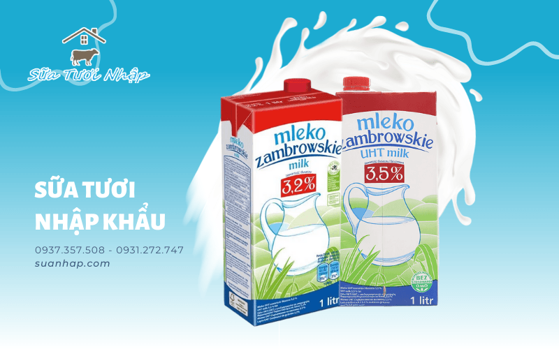 sữa nhập Mlekpol