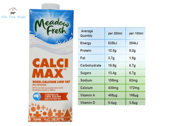 Meadow Fresh Calci Max 1L