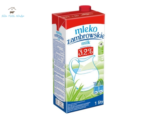 Mleko Zambrowskie 3.2  Full cream 1Lít
